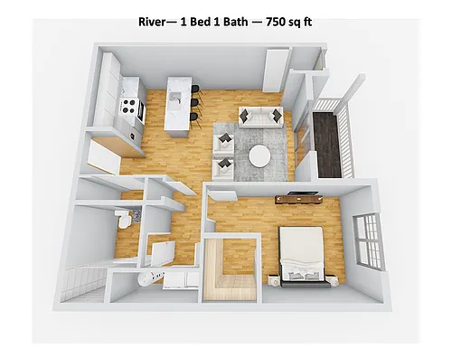 Floor plan River