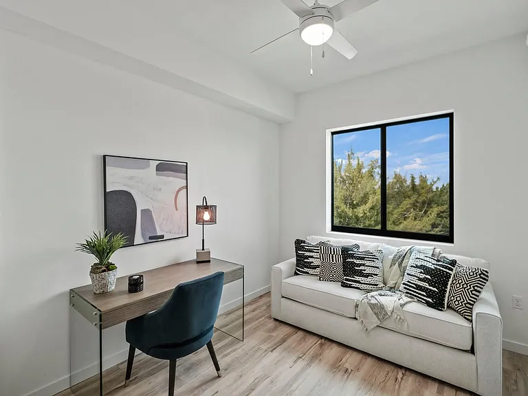 Select apartment homes feature a den that makes a perfect office space.