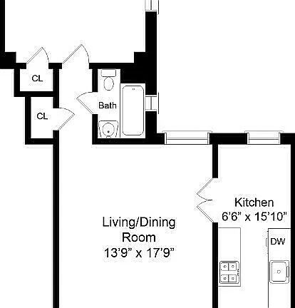 2nd image of 124 W 93rd St APT 9D