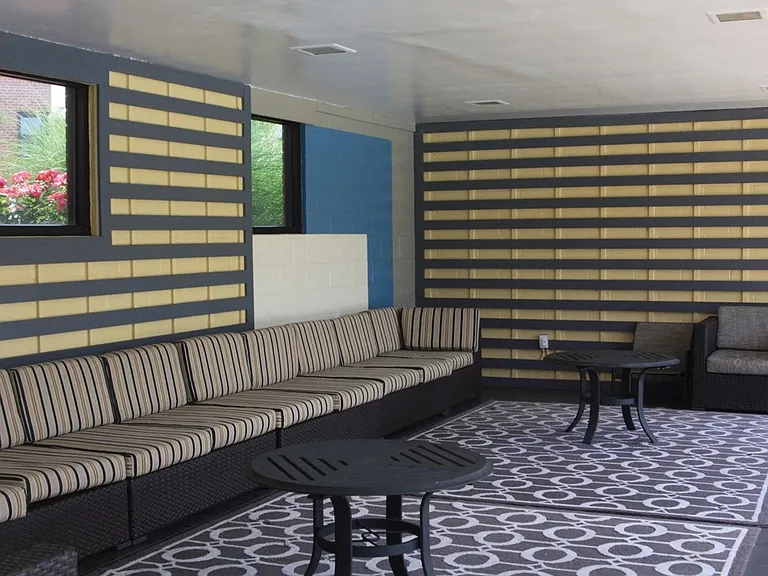 Pool deck pavilion