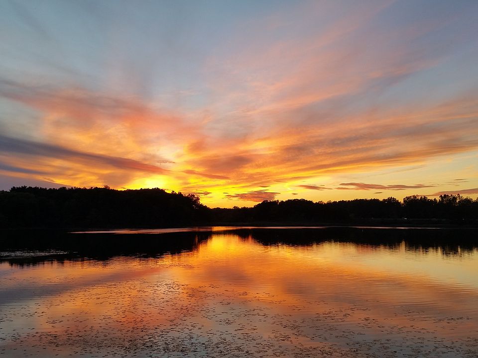 Sunset view from balcony