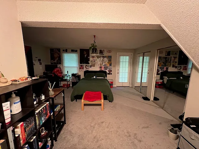 Lower Level Bed Room - toward door to private patio