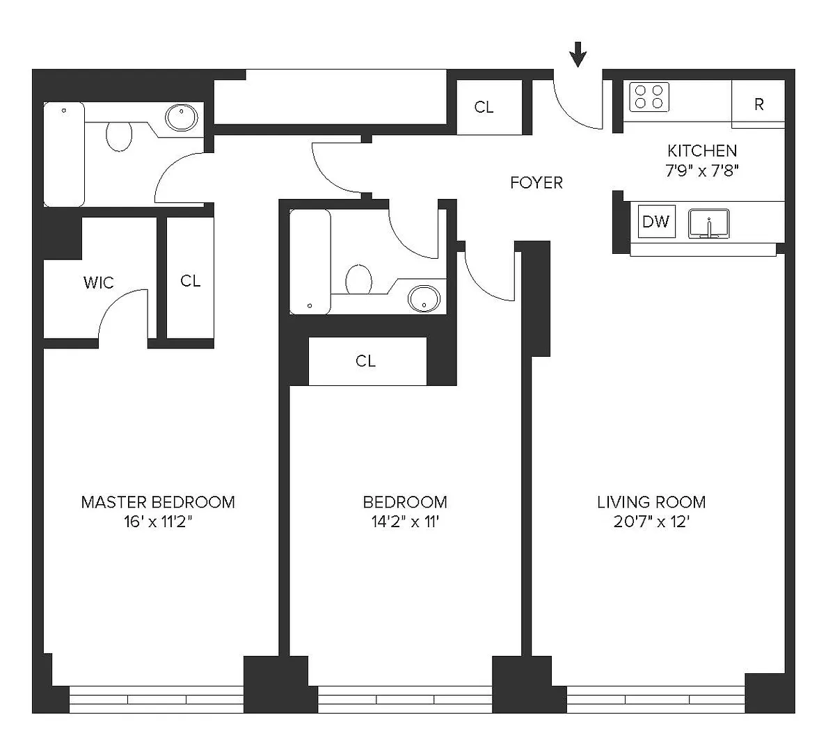 Building Photo - 260 W 52nd St #15G