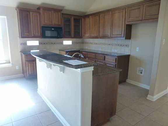Kitchen with granite