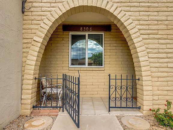 ARCHED COVERED ENTRANCE