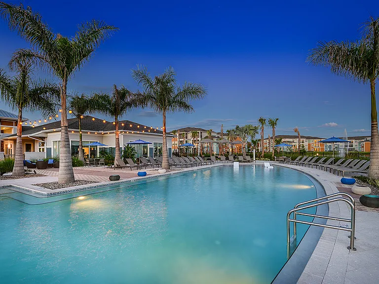 Serene swimming pool