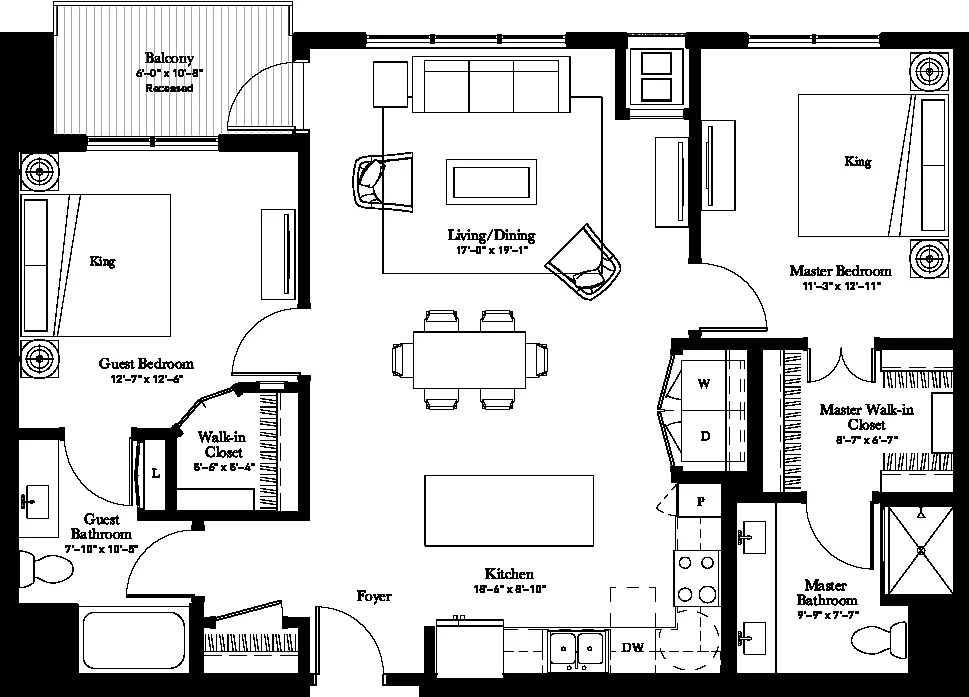 Floor plan Hyssop (B9.1)
