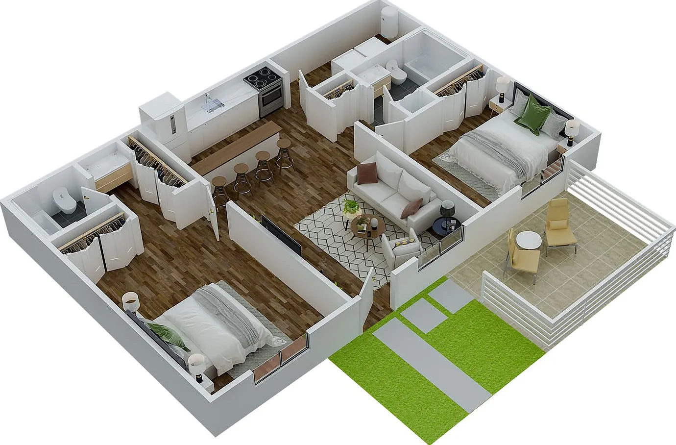 Amber Ridge Apartments ~ Boutique Cottage Style Living Meets Hassle Free Leasing — Photo 4