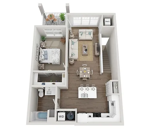 Floor plan 1E
