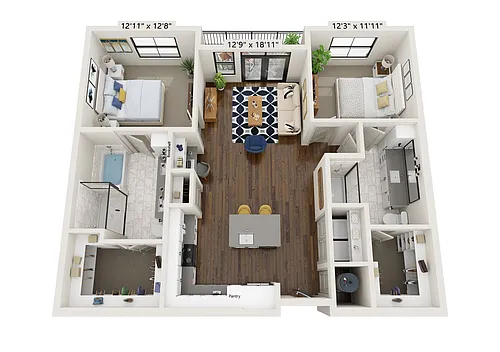 Floor plan B4