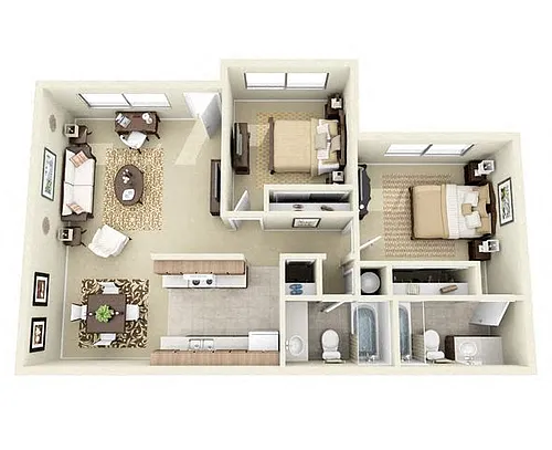 Floor plan The Flamingo