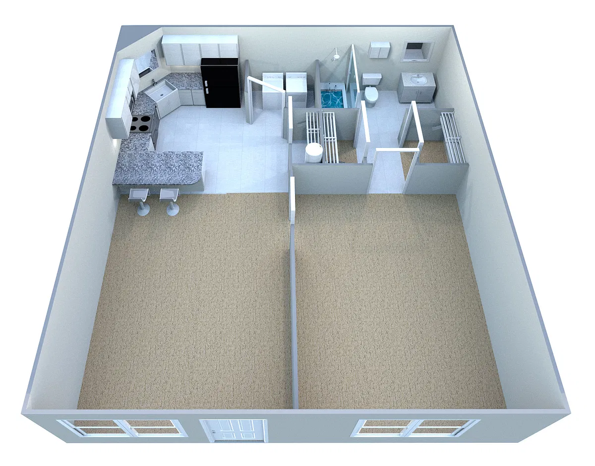 Floor plan Custom Deluxe III Executive Suite