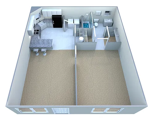 Floor plan Custom Deluxe III Executive Suite