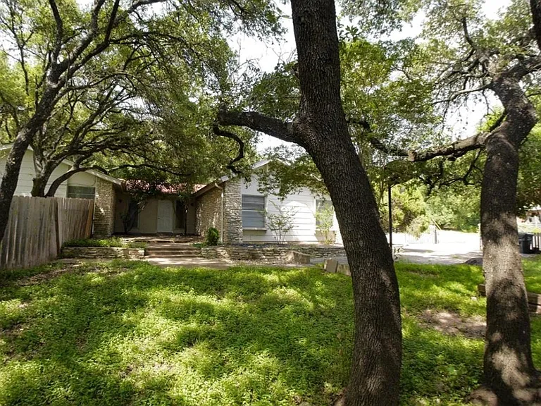 View of house from south side of lot