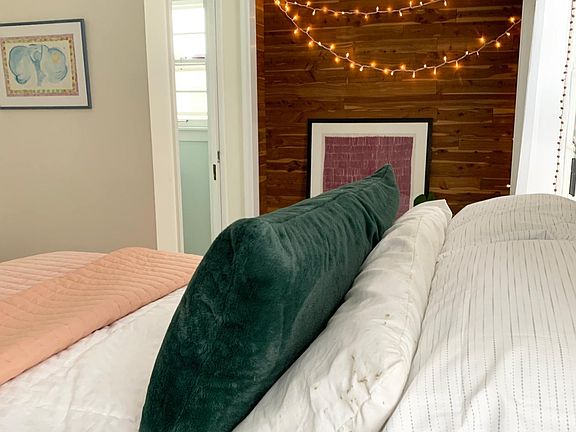 Cedar-lined recess/closet/space near 1/2 bath.