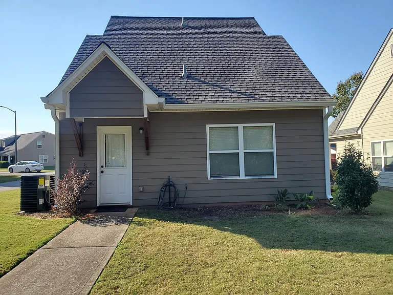 Back of house. Parking is behind the house. Tenant will have one parking space.