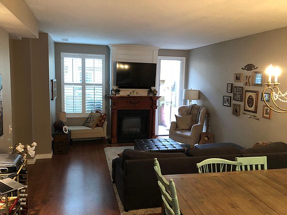 Middle Floor, View from Front Door to Living Room and Balcony