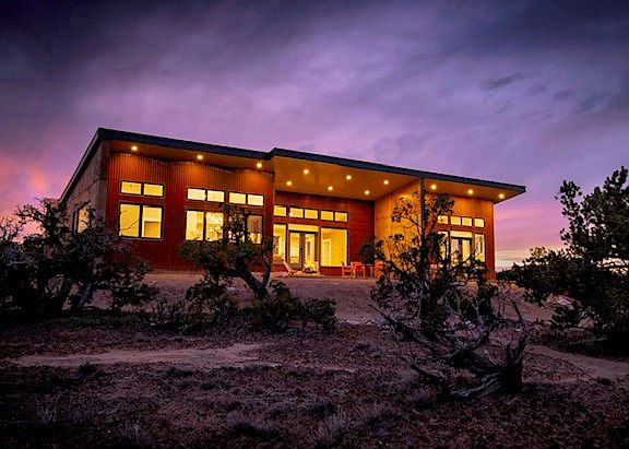 Back of House at Night