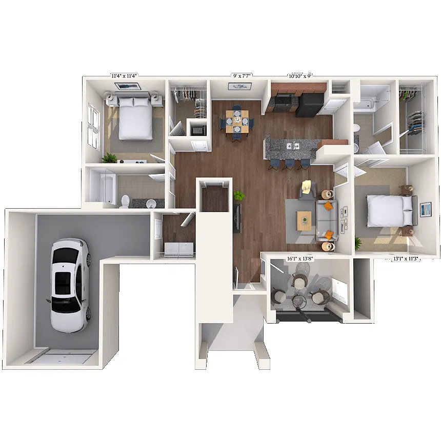 Floor plan 22C Floor plan
