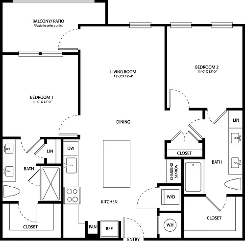 Floor plan B1
