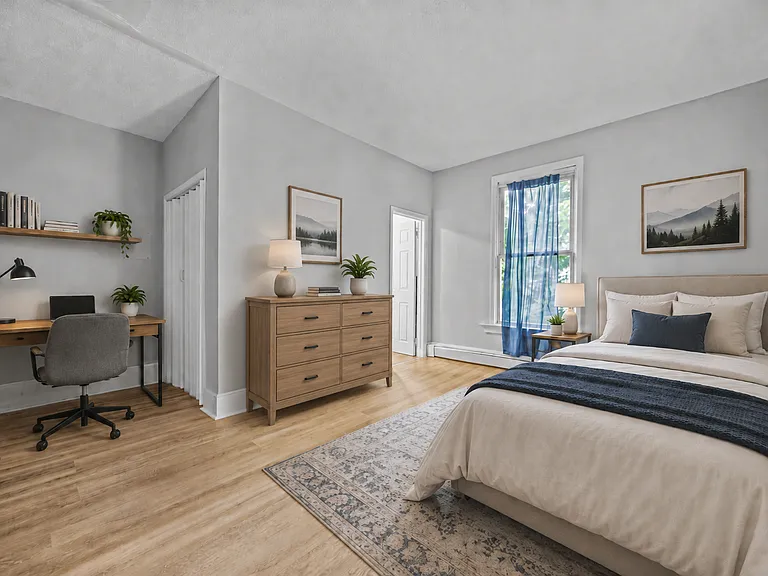 Virtually Staged Bedroom