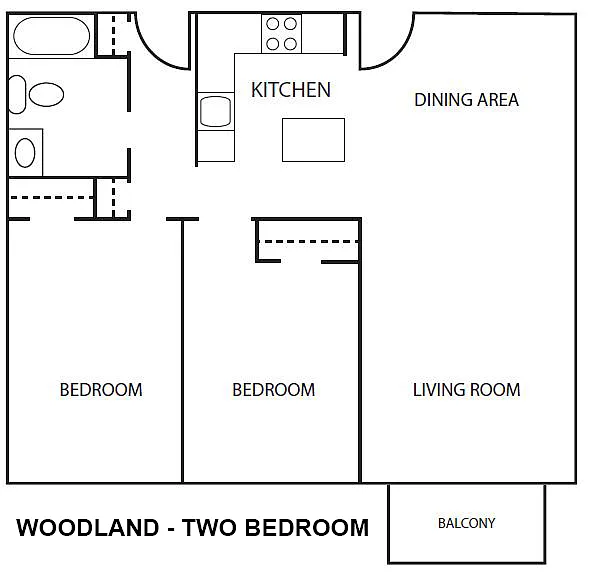 Floor plan Woodland