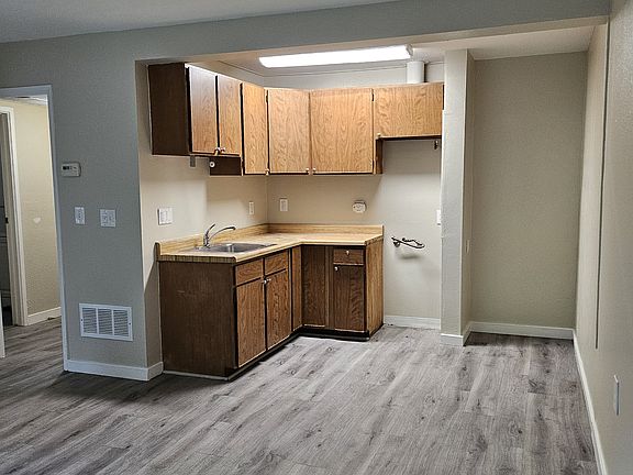 Living and Kitchen.