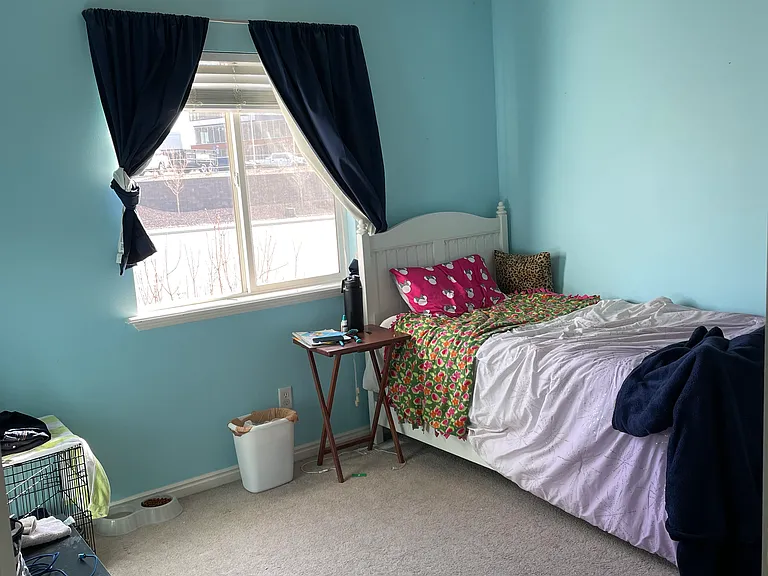Bedroom 2 with a vaulted ceiling *it now has LVP as seen in the other pictures __