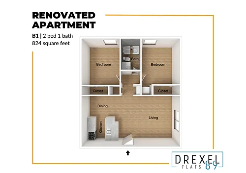 Floor plan B1 Renovated