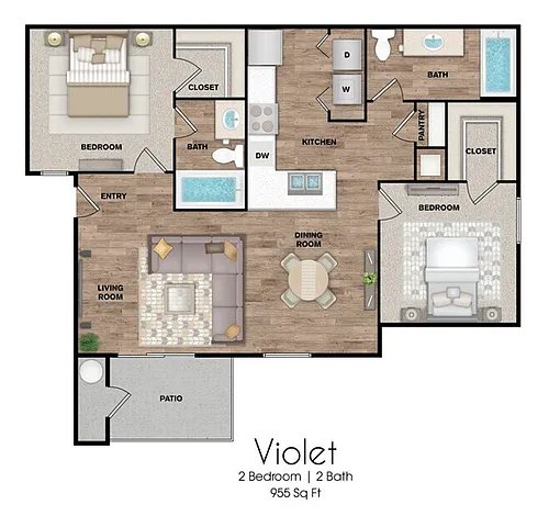 Floor plan Violet