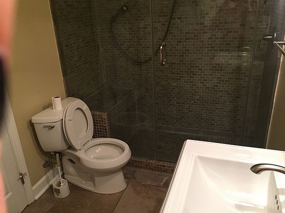 Downstairs full bathroom and laundry