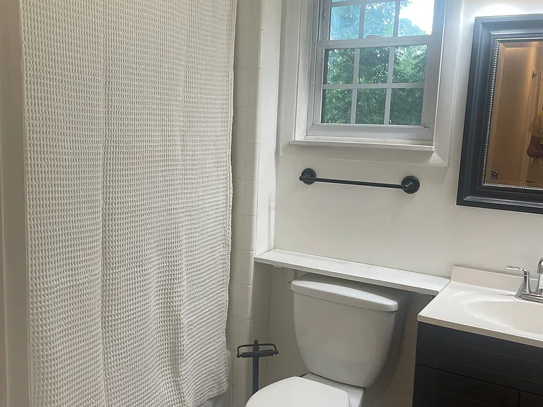 Full bath with window.