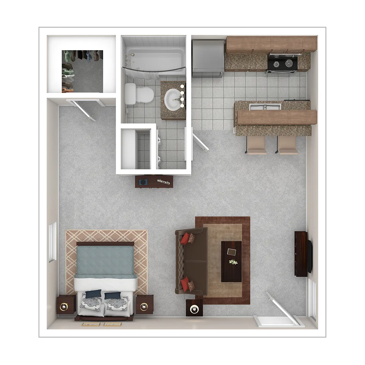 Floor plan A-0