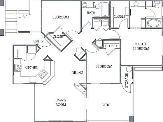 Explore this spacious luxury apartment layout, perfect for modern living. Explore this spacious luxury apartment layout, perfect for modern living.