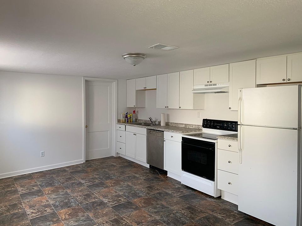 kitchen and dining area