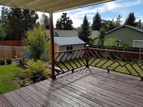 Deck and Large Shed