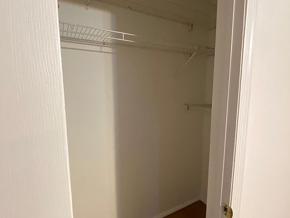 Convenient coat closet by the front door, ample closet space.