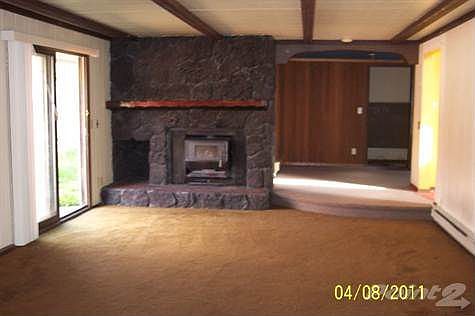with fireplace