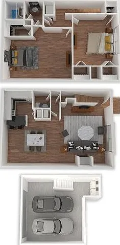 2 bed, 2.5 bath, 1427 sqft, $1,475 — Photo 2