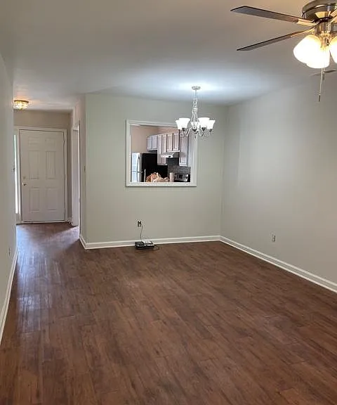 LR and Dining room combo pictured from back door