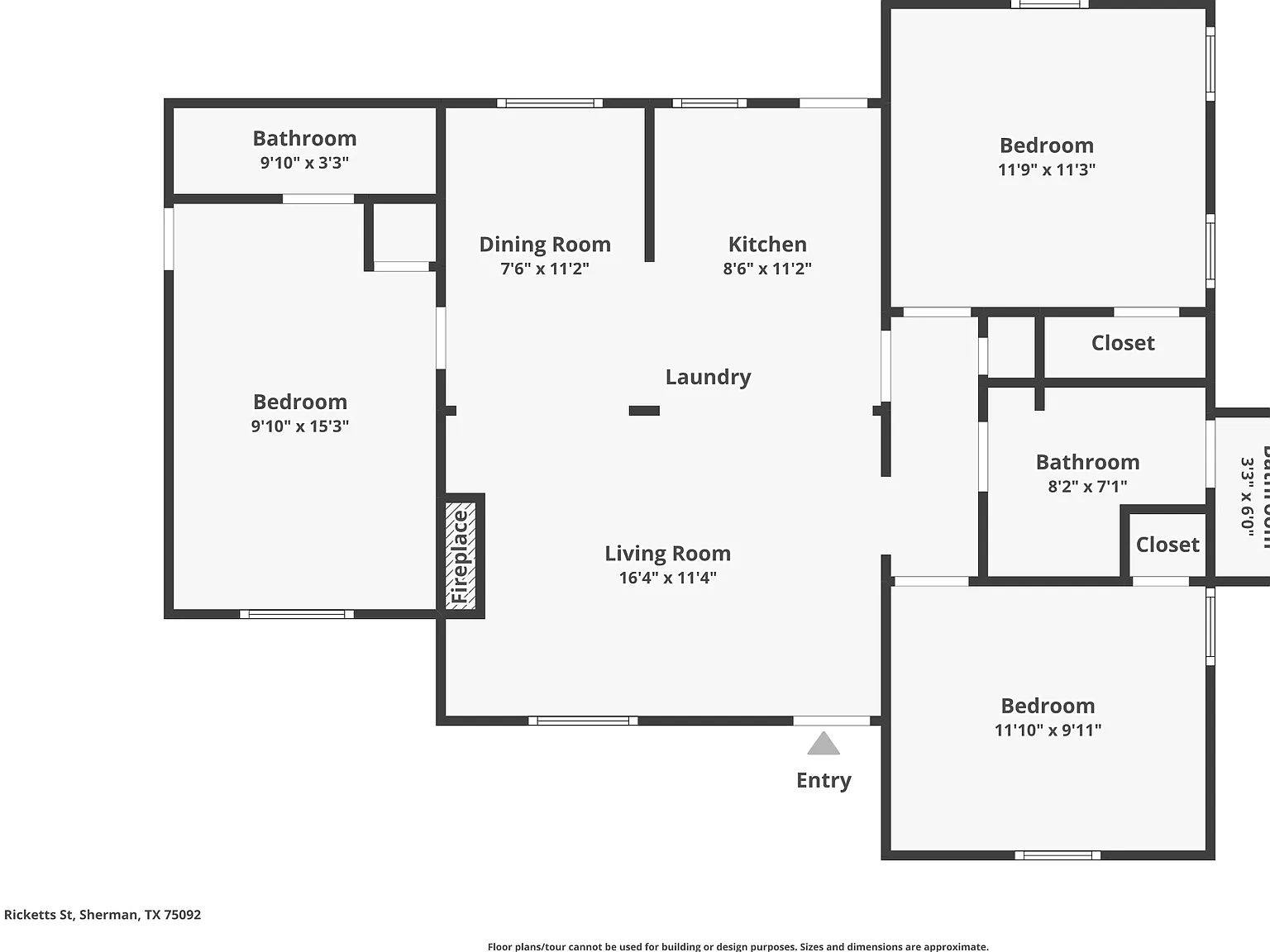 3 bed, 1082 sqft, $1,300 — Photo 2