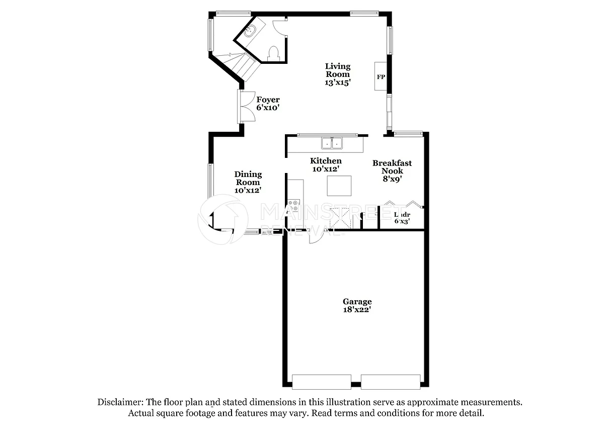 Floor Plan - 16322 Petaluma Dr