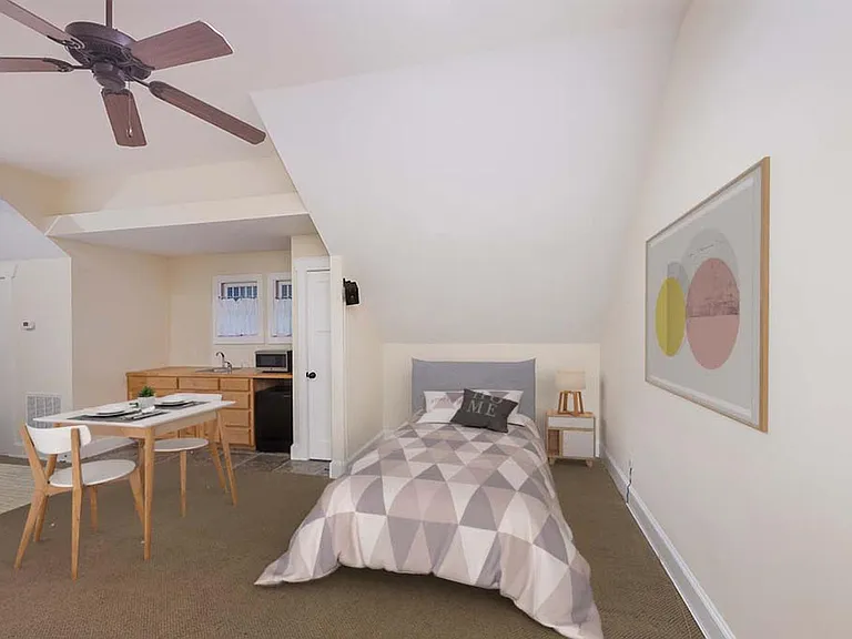 Bedroom 5. This image shows a virtually furnished space. Bedrooms come unfurnished.