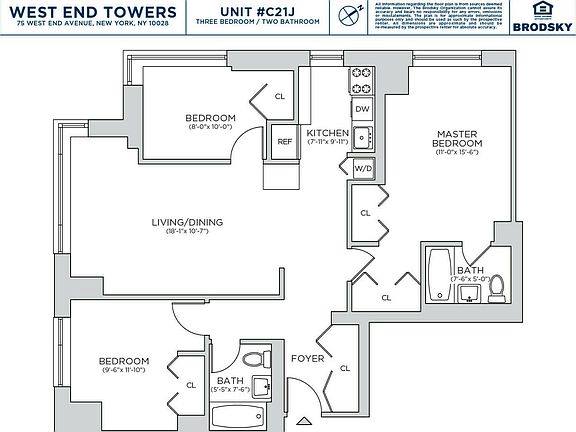 2nd image of 75 W End Ave APT C21j