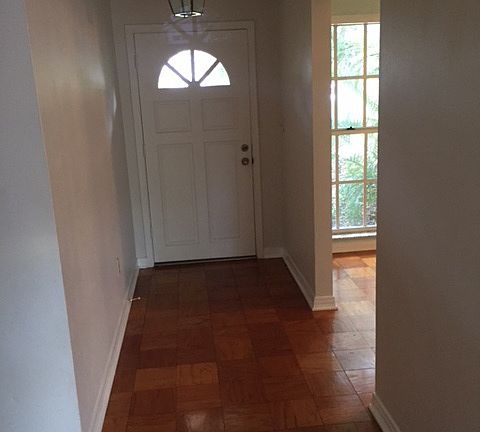Foyer - dining room on right