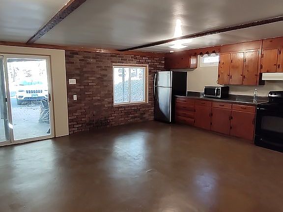 View of kitchen & front door