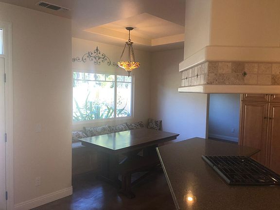 Dining room table with built in sitting