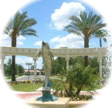 Grand entrance to Emerald Island