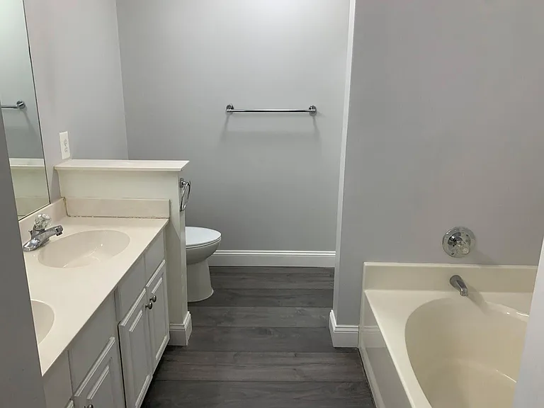 Master bathroom (2 sink, full tub, stand up shower)