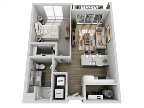 Floor plan 1B